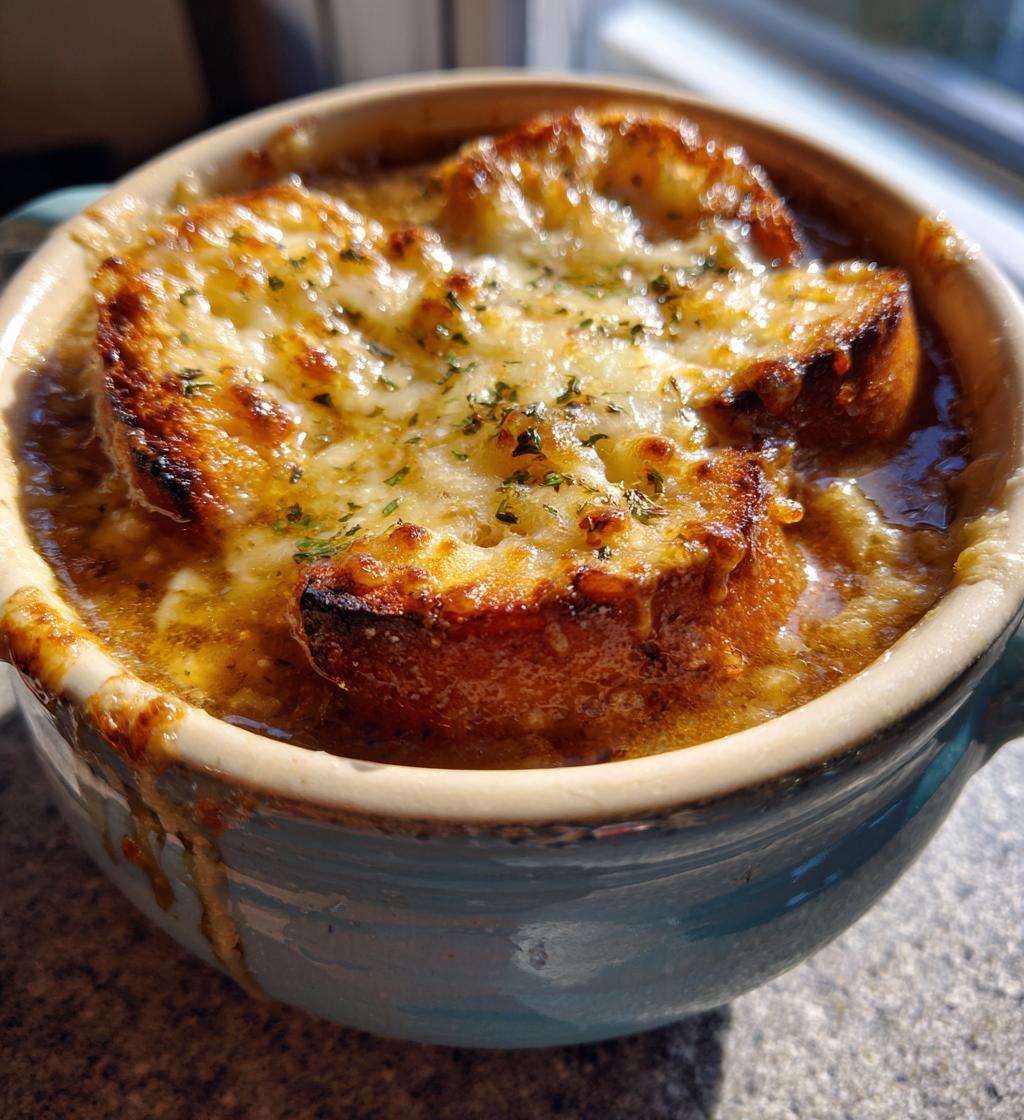 easy french onion soup - detail 1