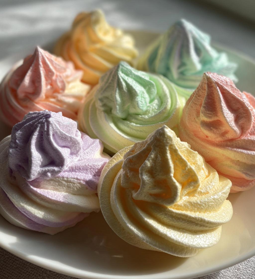 easy jello meringue cookies - detail 1