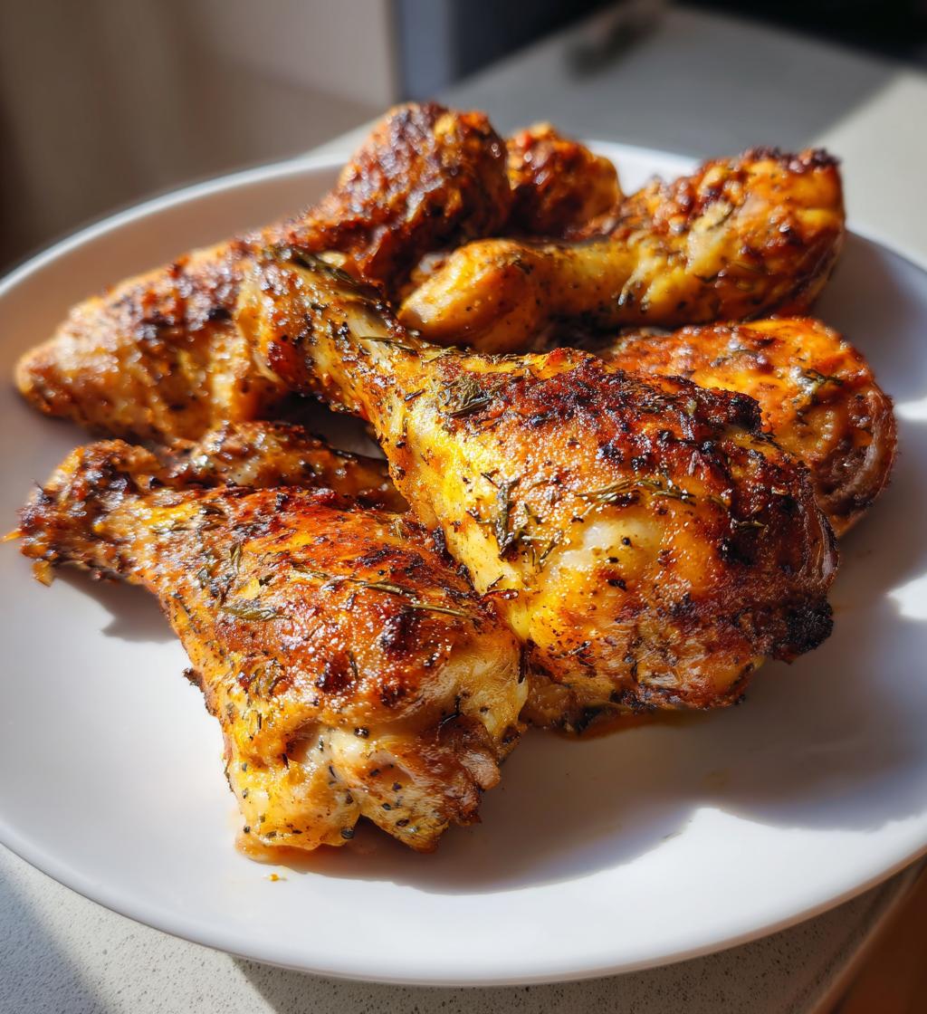 easy oven baked chicken drumsticks - detail 1