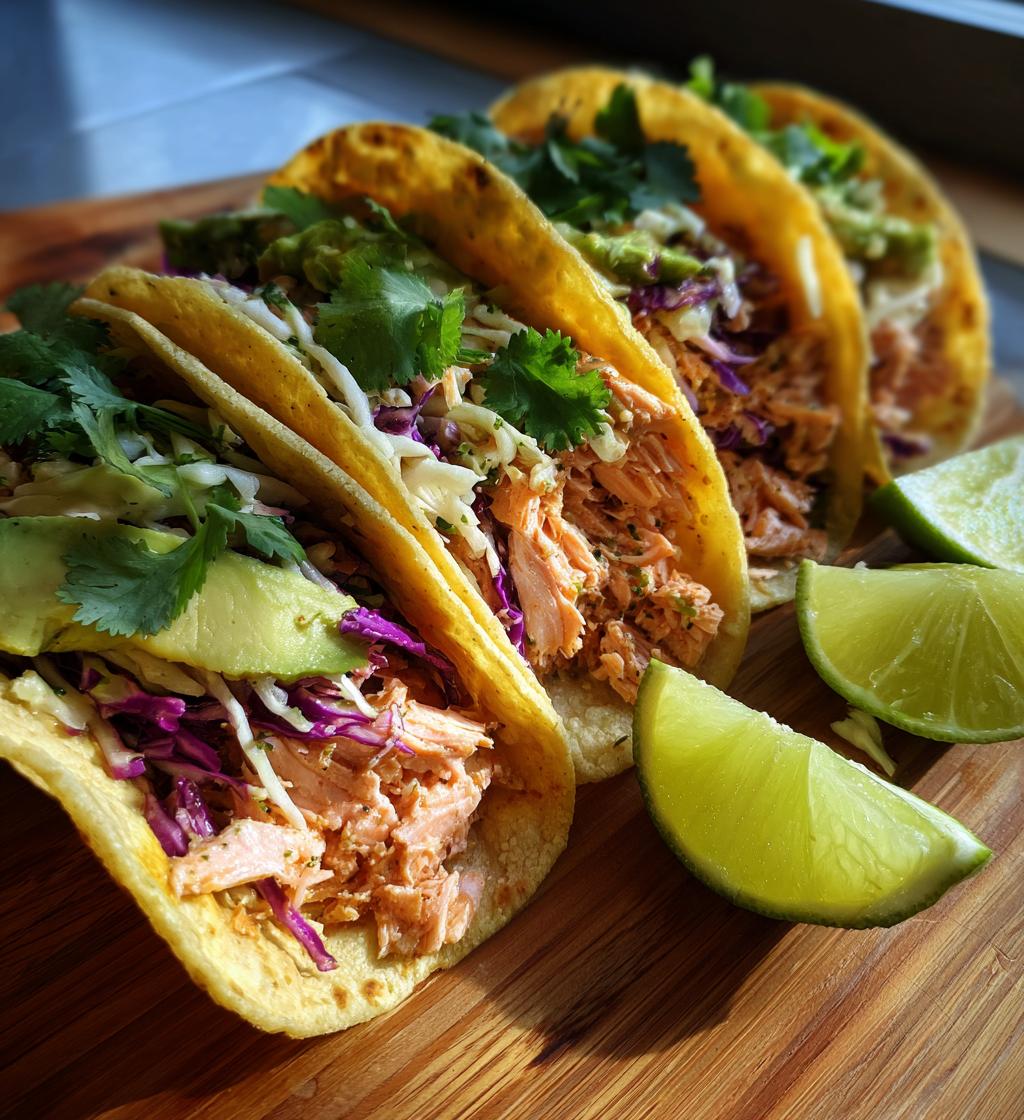 easy salmon tacos - detail 1