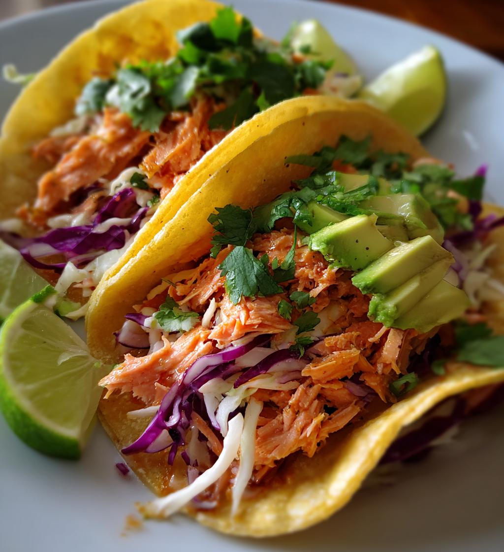 easy salmon tacos