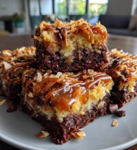 easy samoa brownies