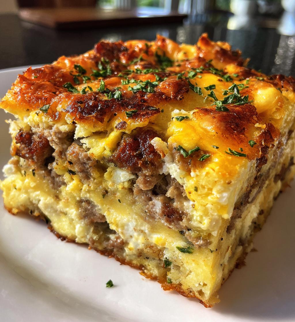 easy sausage breakfast casserole