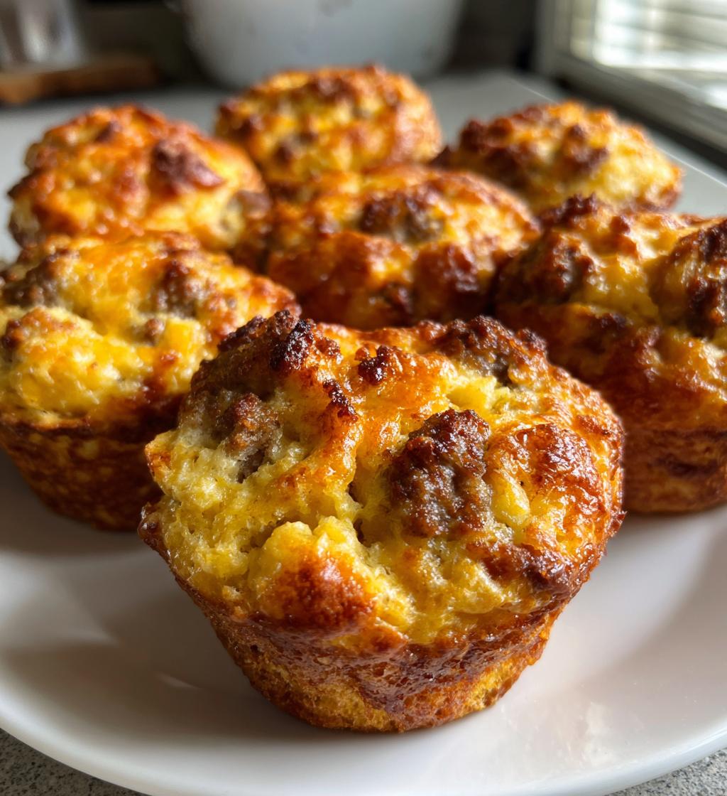 easy sausage breakfast muffins