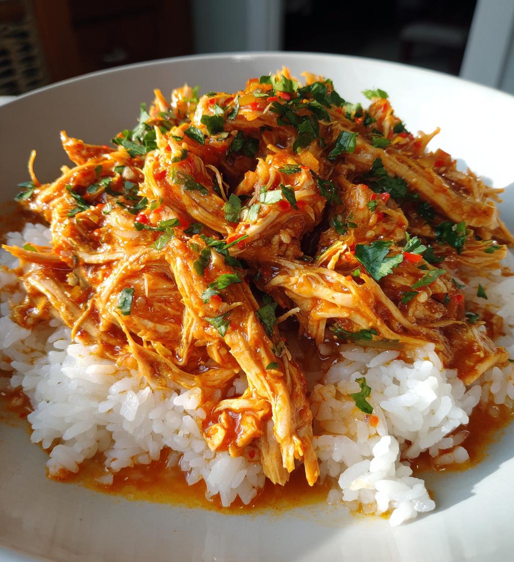 easy slow cooker orange chicken - detail 1