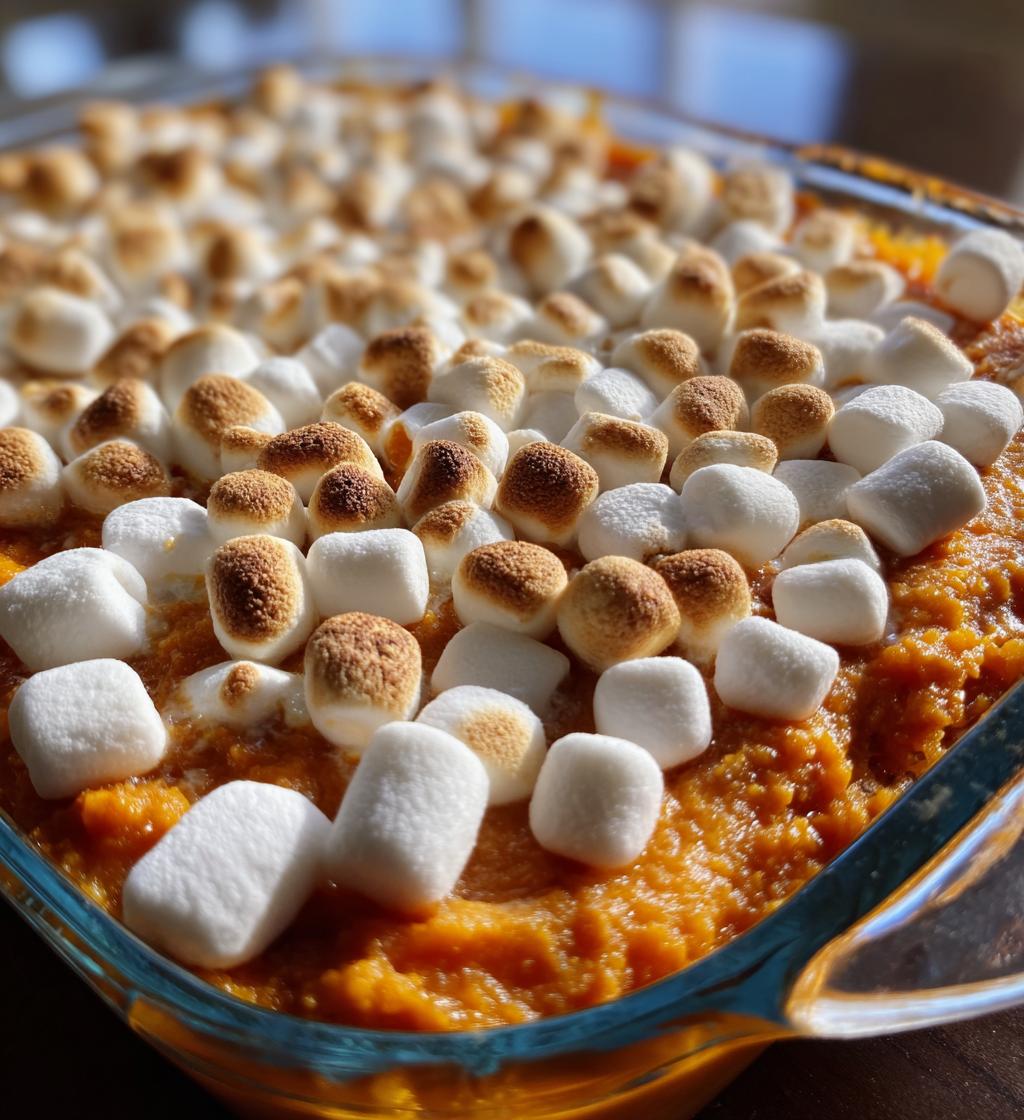 easy sweet potato casserole - detail 1