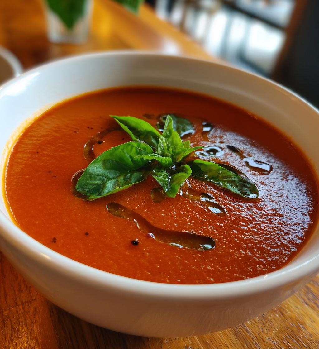 easy vegan tomato basil soup recipe