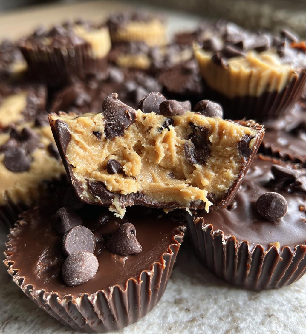 edible cookie dough cups - detail 1