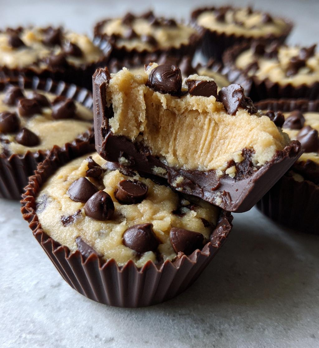 edible cookie dough cups