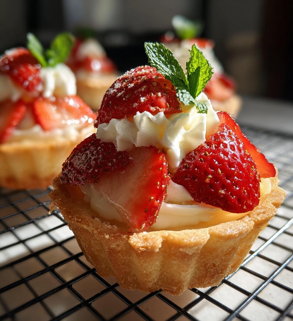 elegant strawberry sugar cookie cups