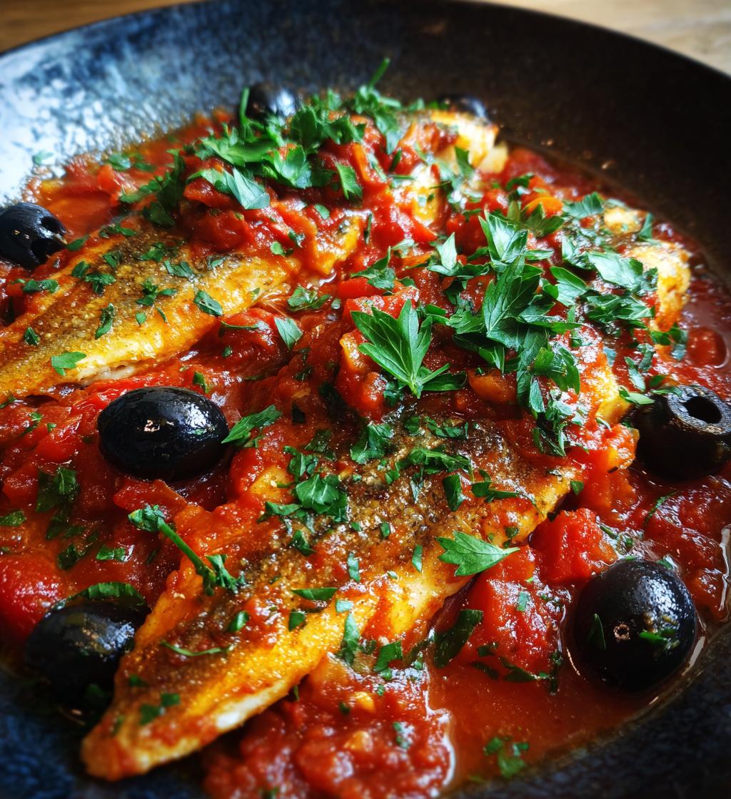 fish puttanesca - detail 1