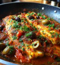 fish puttanesca