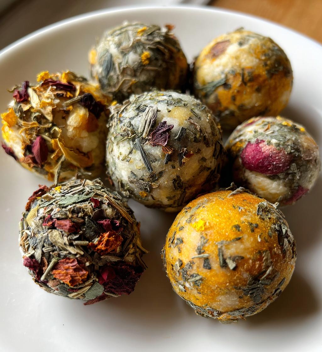 flu cold tea bombs - detail 1