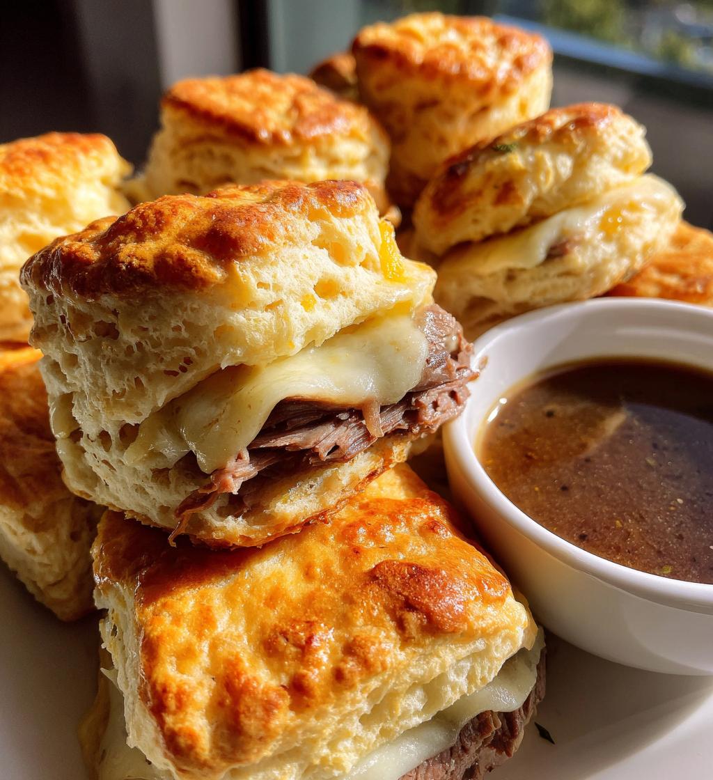 french dip biscuits - detail 1