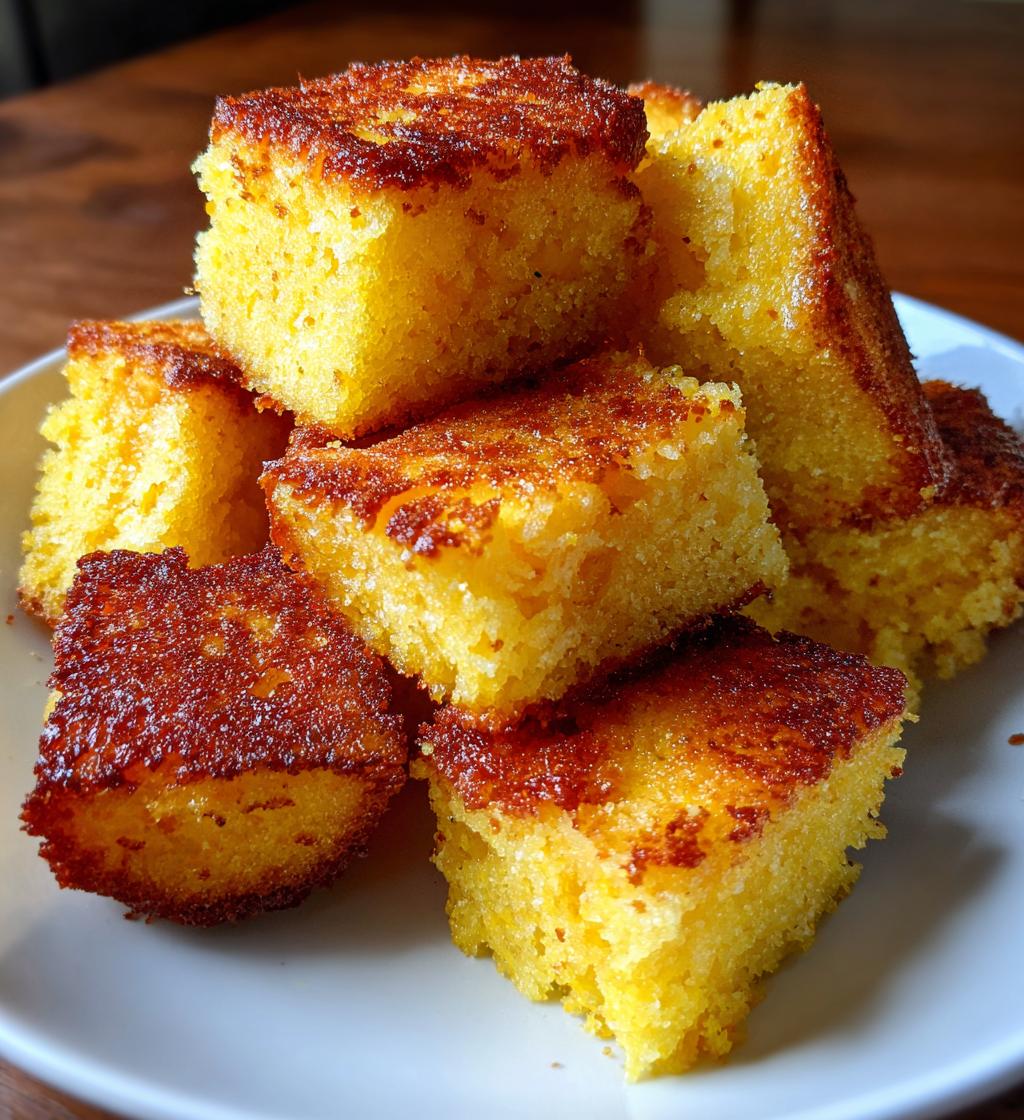 fried cornbread - detail 1