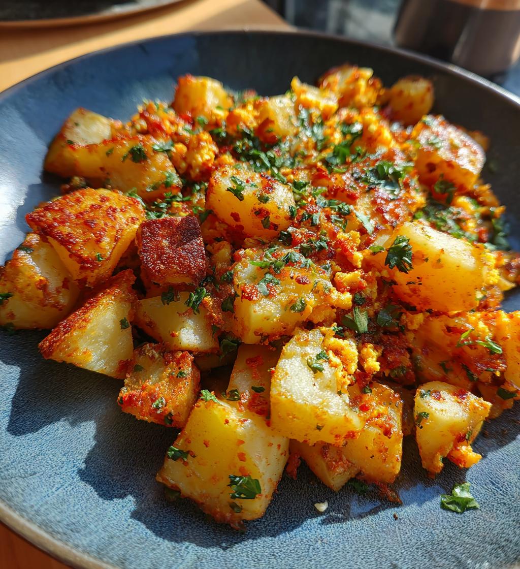 frika potato and cheese hash - detail 1