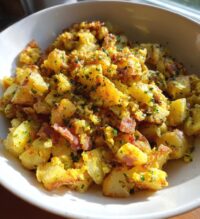 frika potato and cheese hash
