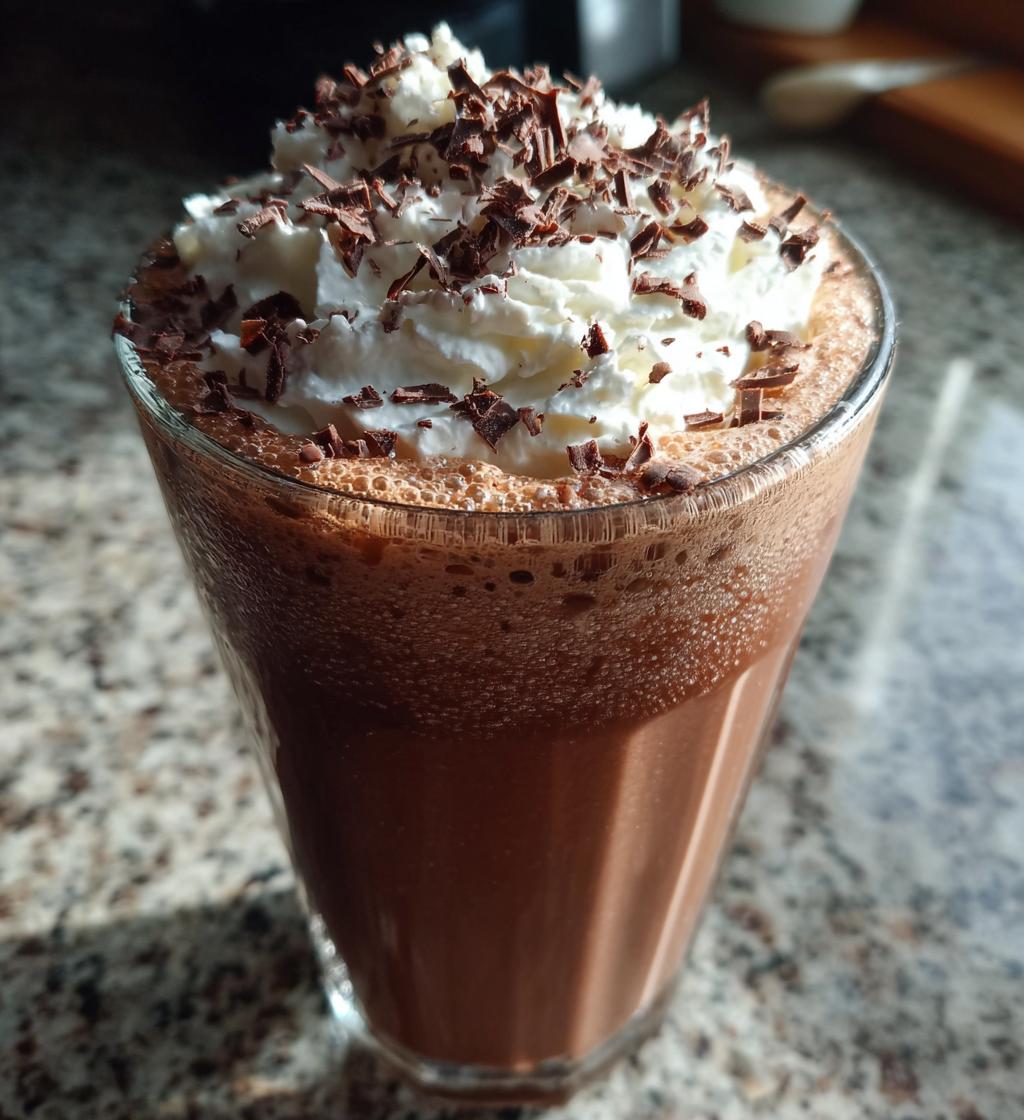 frozen hot chocolate