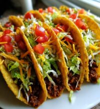 garlic butter honey bbq beef tacos