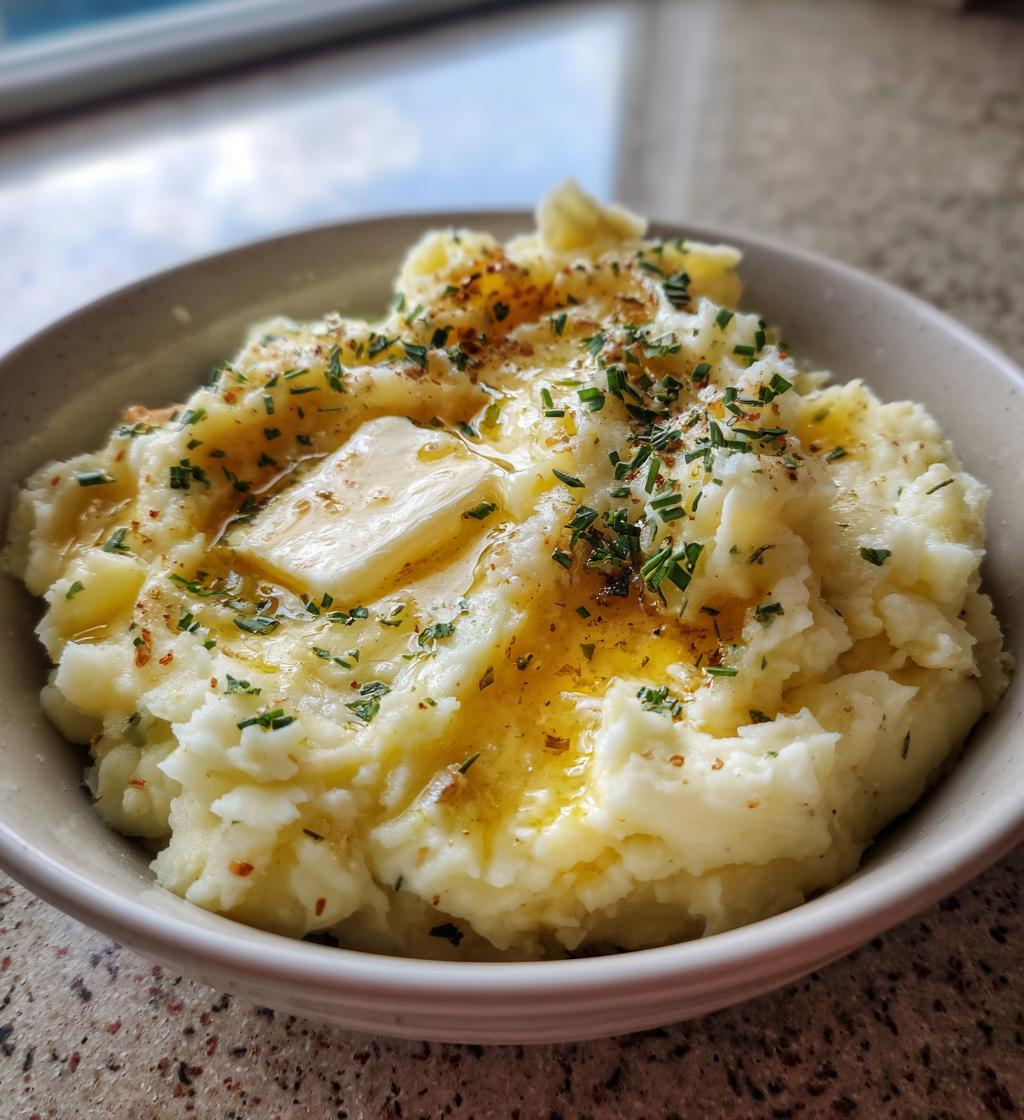 garlic cream cheese mashed potatoes