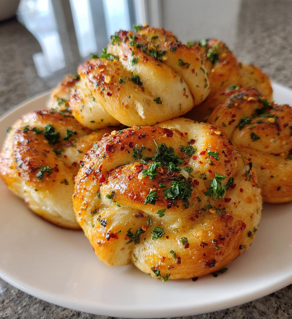 garlic knots - detail 1