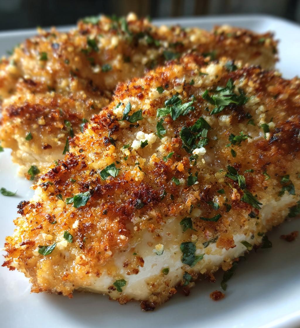 garlic parmesan chicken steak bake - detail 1