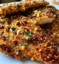 garlic parmesan chicken steak bake