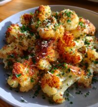 garlic parmesan roasted cauliflower