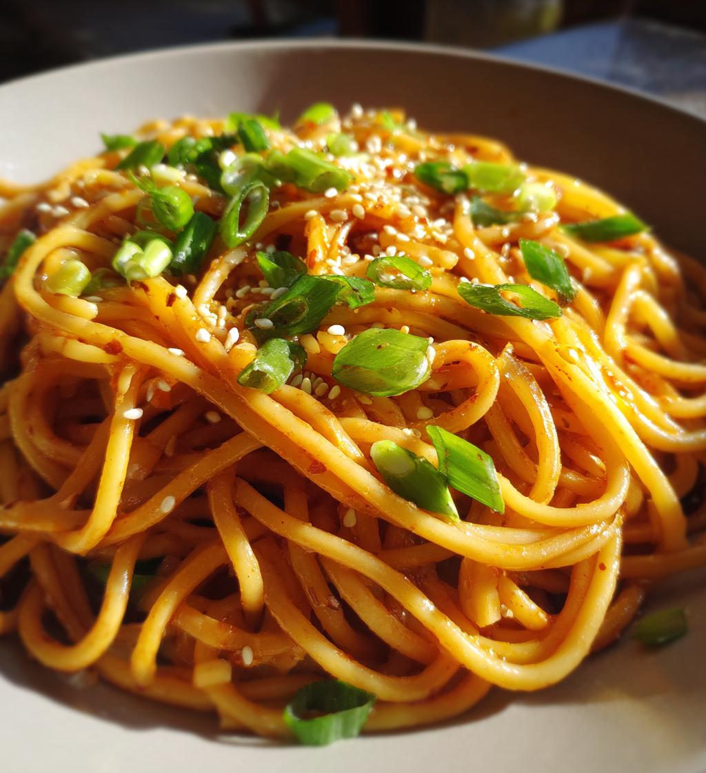 garlic sesame noodles