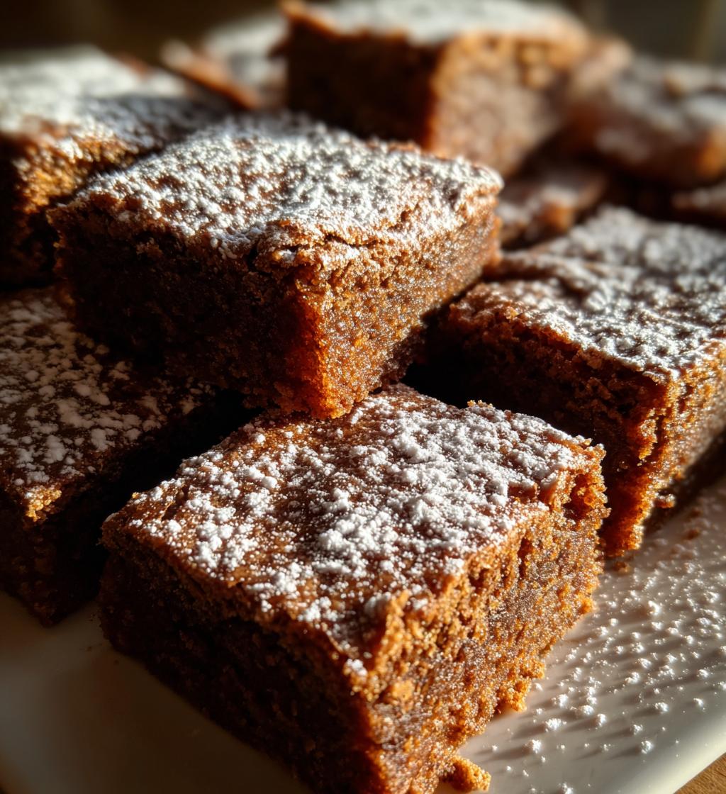 gingerbread cookie bars