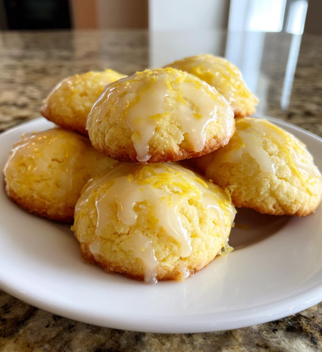 glazed lemon cookies