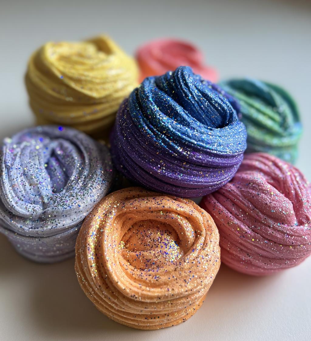 glitter playdough - detail 1