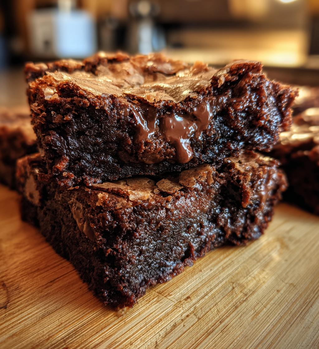 gooey brownie pie