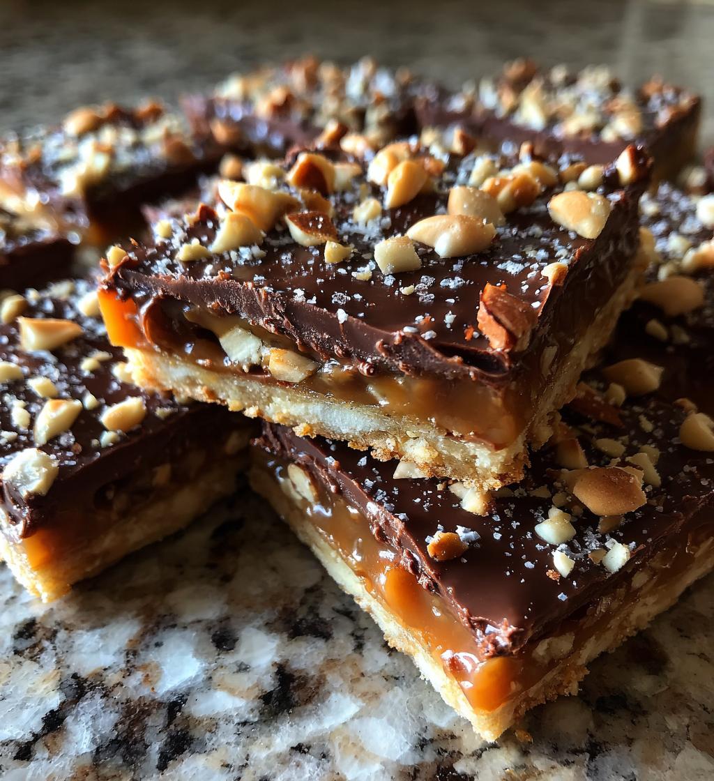 graham cracker toffee bars - detail 1