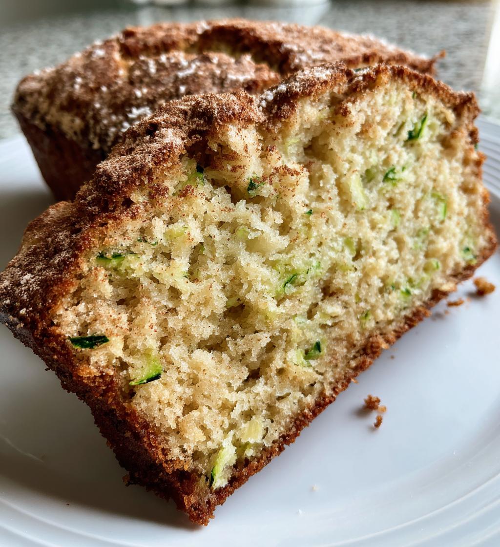 greek yogurt zucchini bread - detail 1