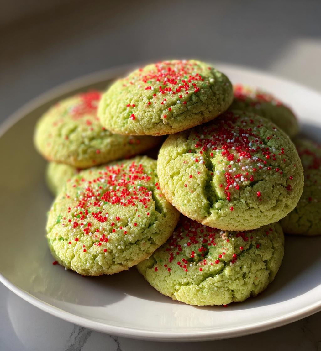 grinch cookies recipe - detail 1
