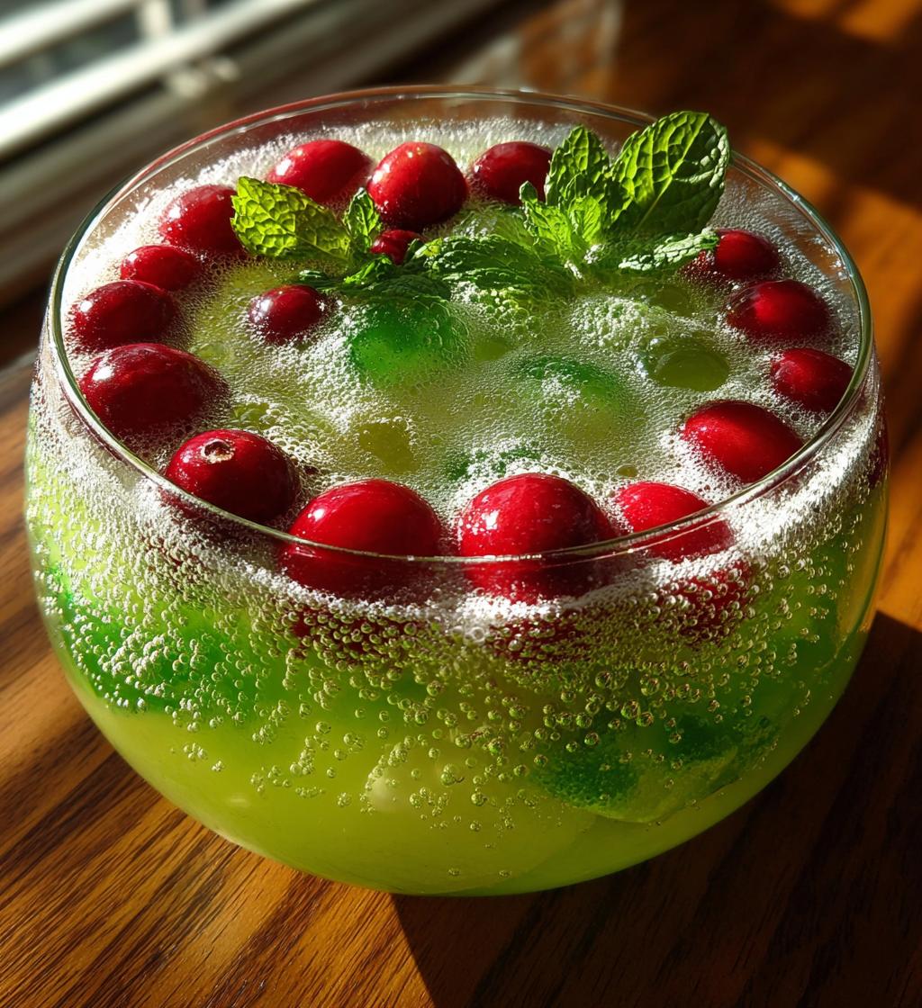 grinch punch - detail 1