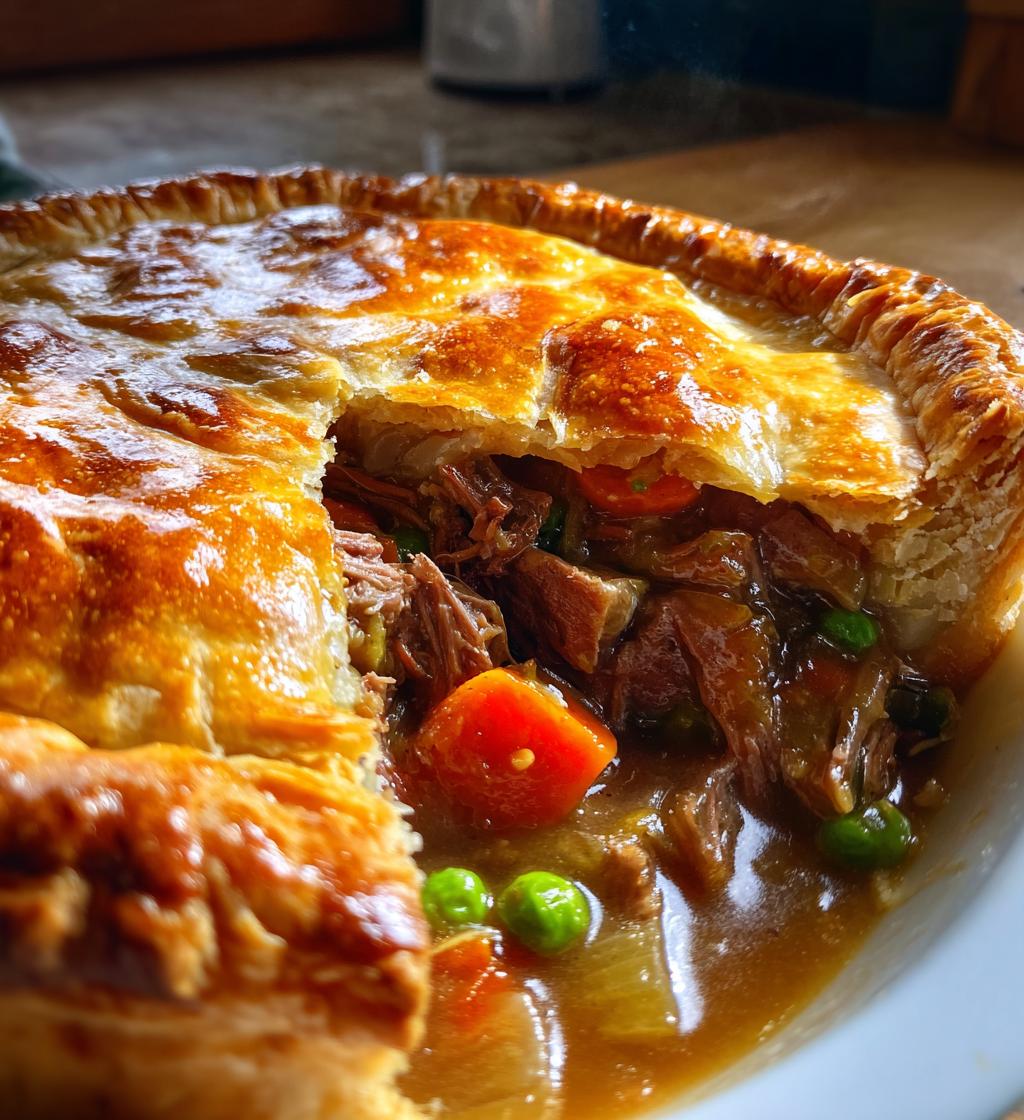 guinness braised beef pot pie
