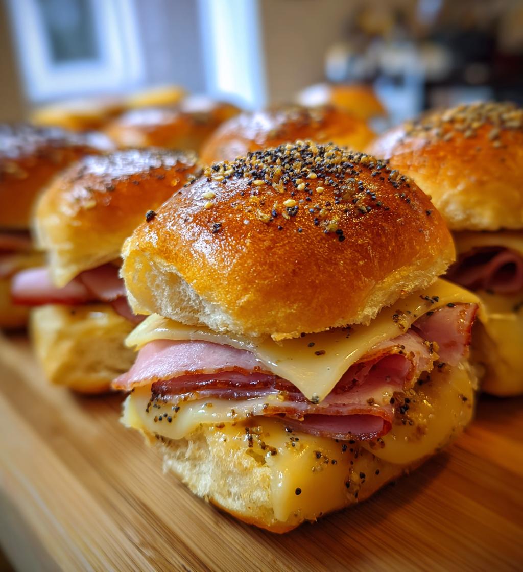ham and cheese sliders