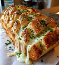 hasselback cheesy bread