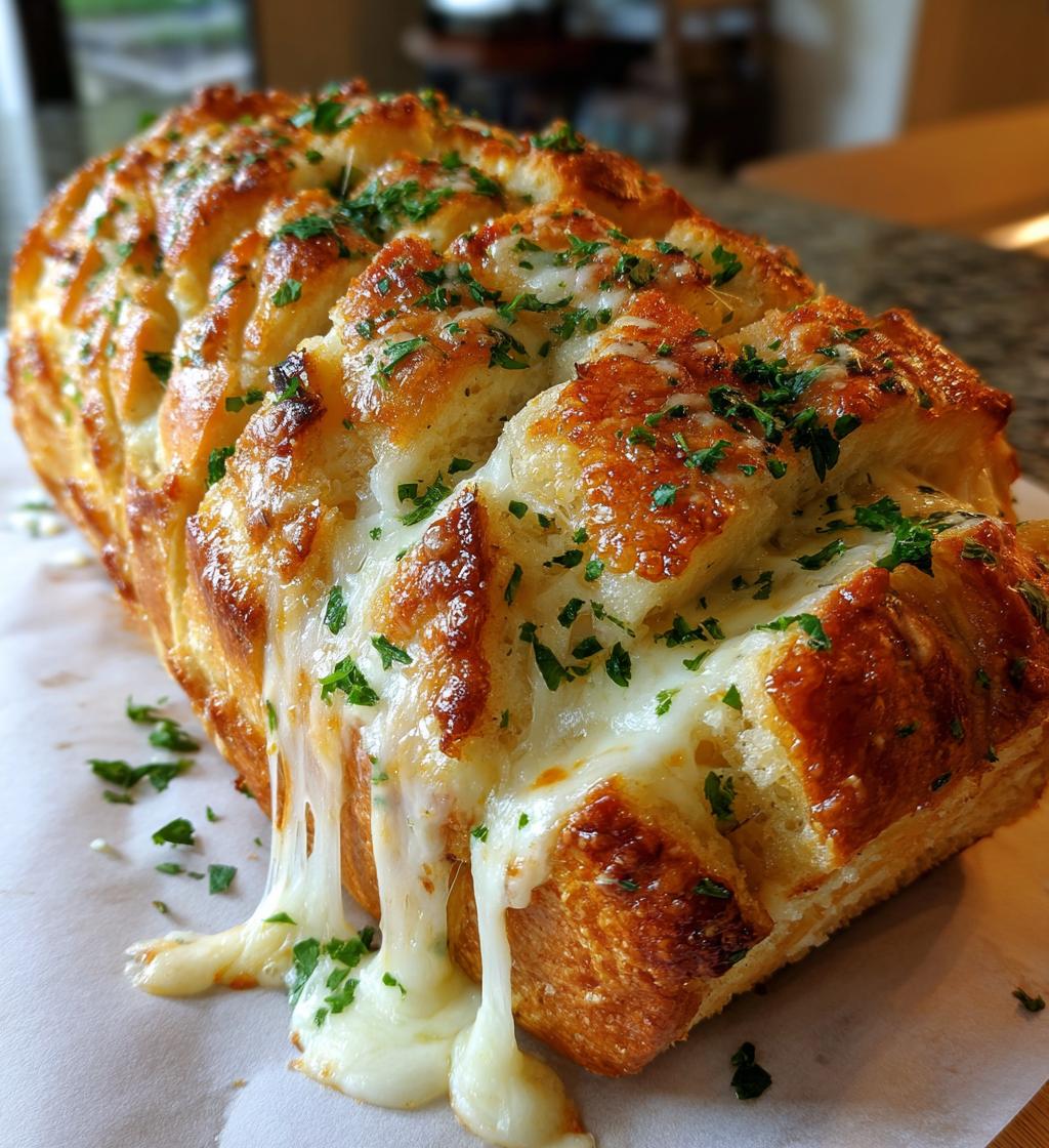 hasselback cheesy bread