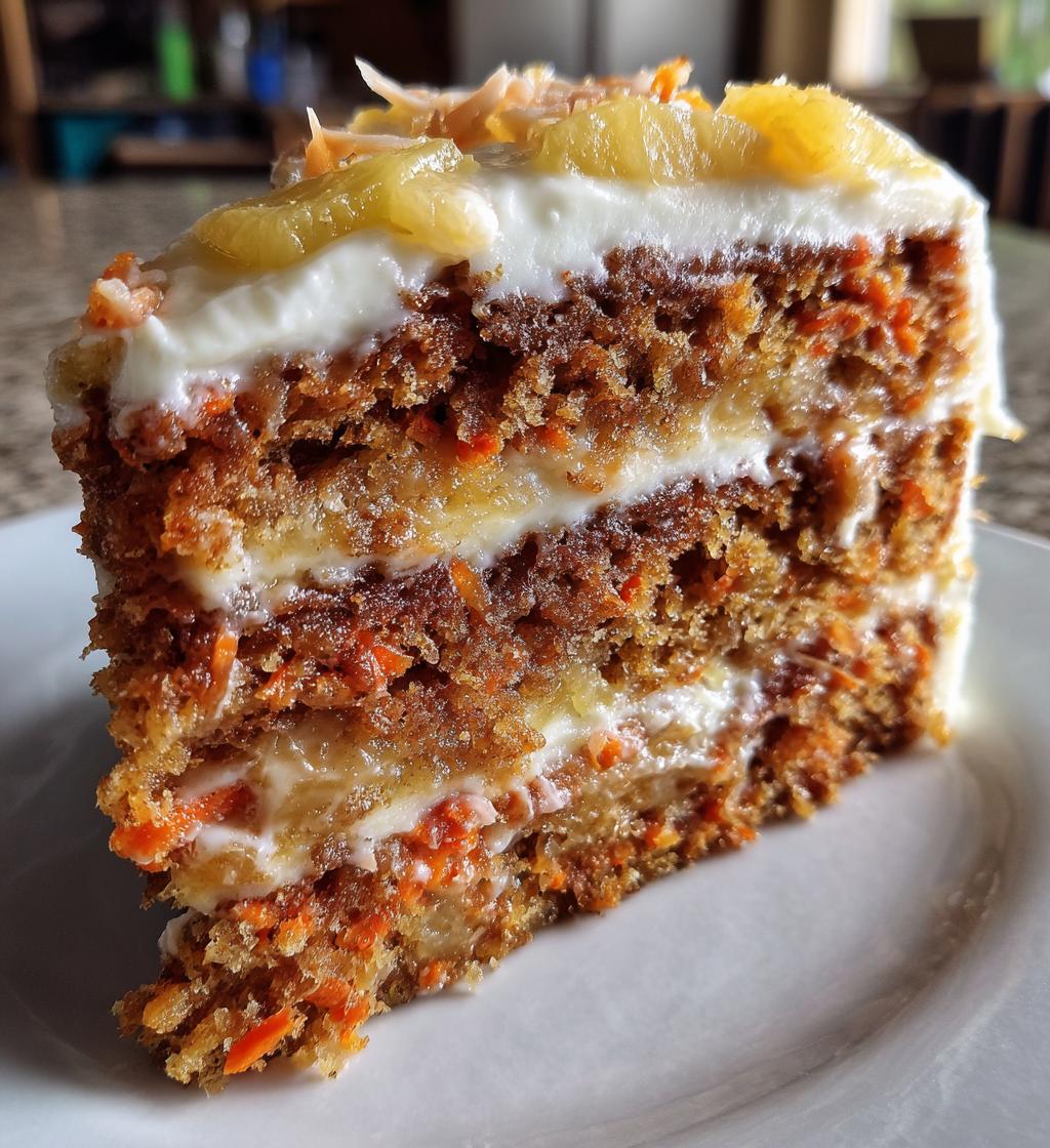 hawaiian carrot pineapple cake - detail 1