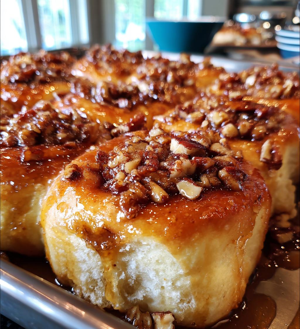 hawaiian rolls sticky buns - detail 1