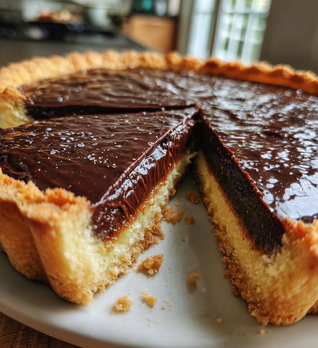 hazelnut chocolate tart recipe - detail 1