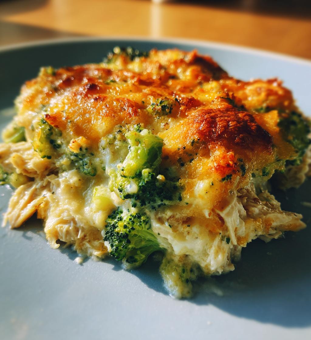 healthier broccoli chicken casserole