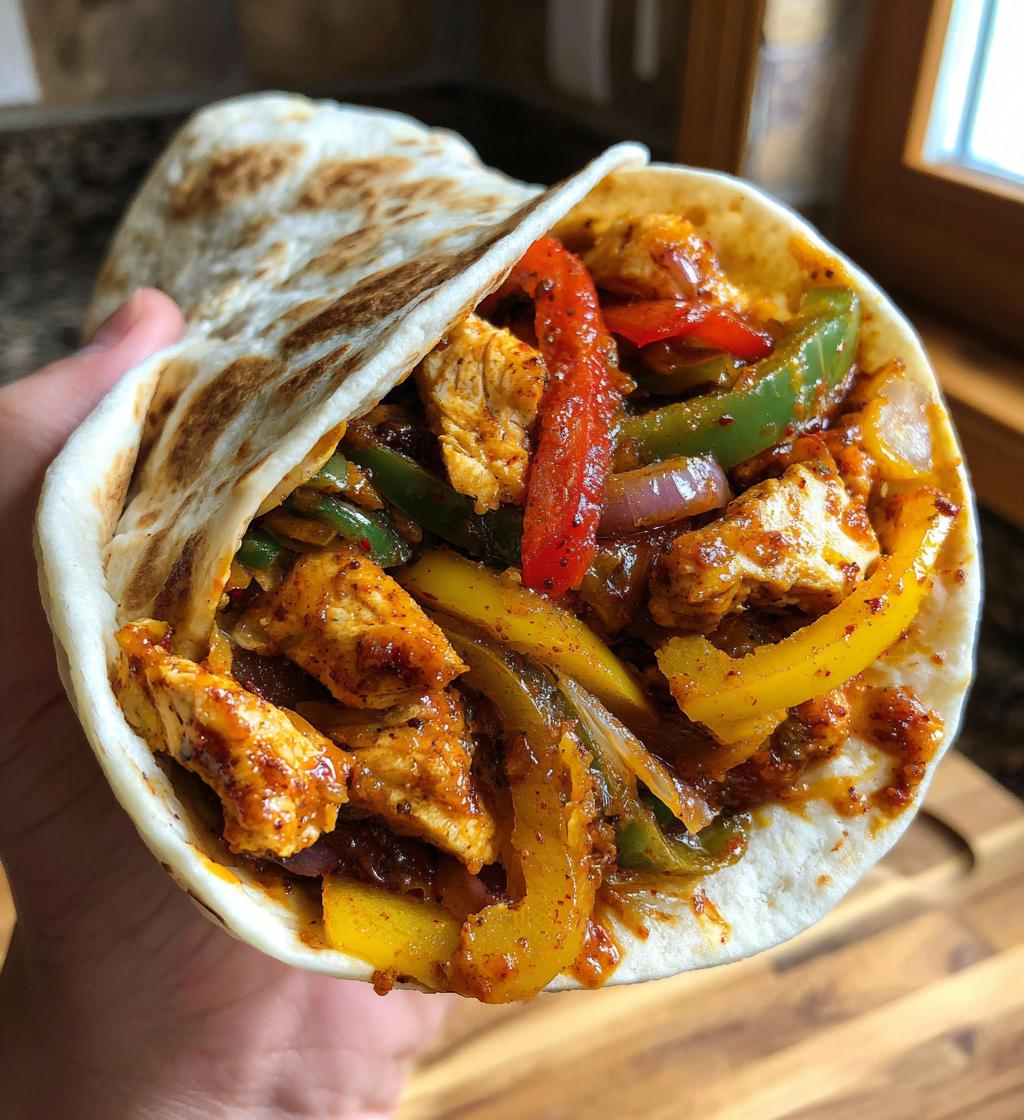 healthy air fryer chicken fajitas recipe - detail 1