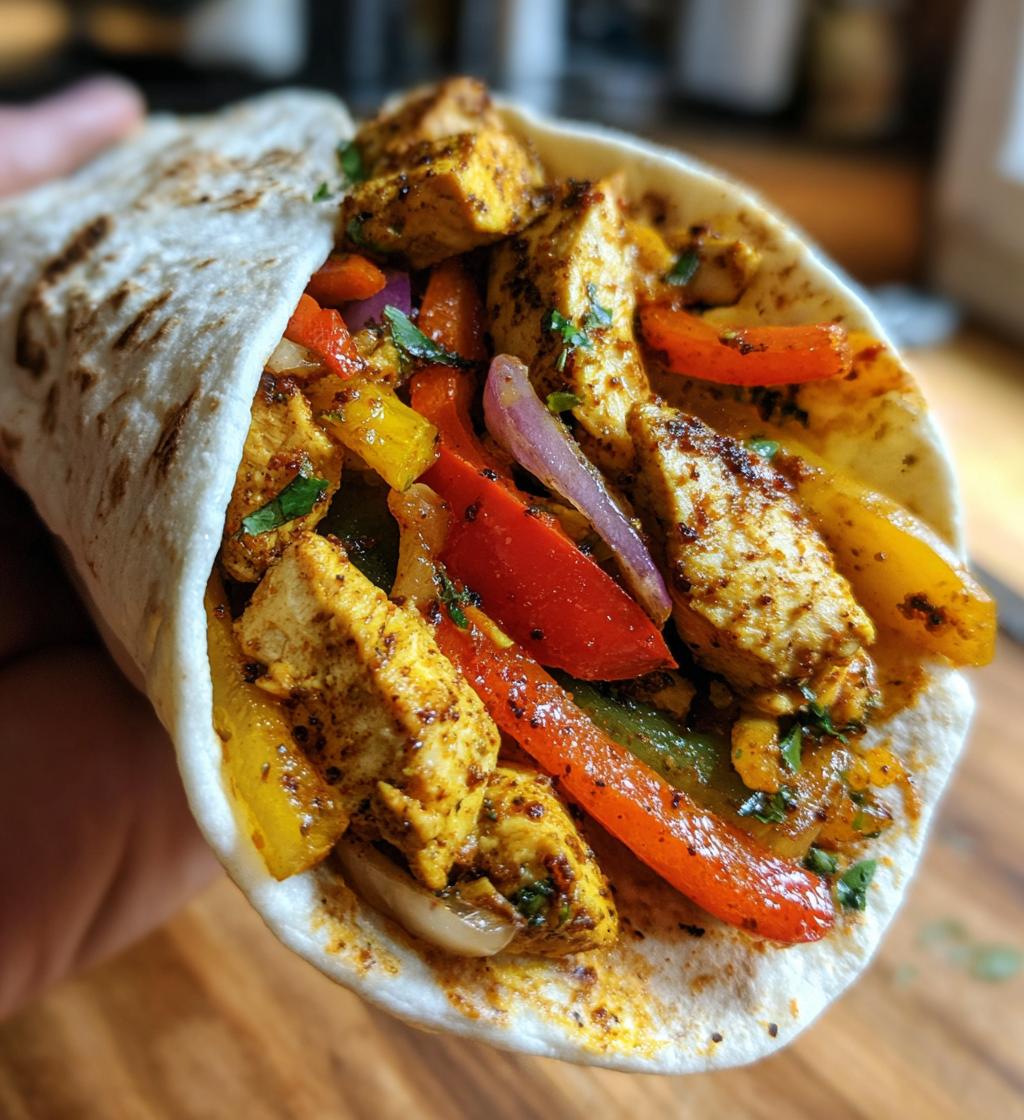 healthy air fryer chicken fajitas recipe