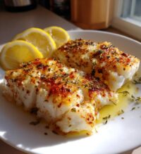 healthy air fryer cod with lemon recipe
