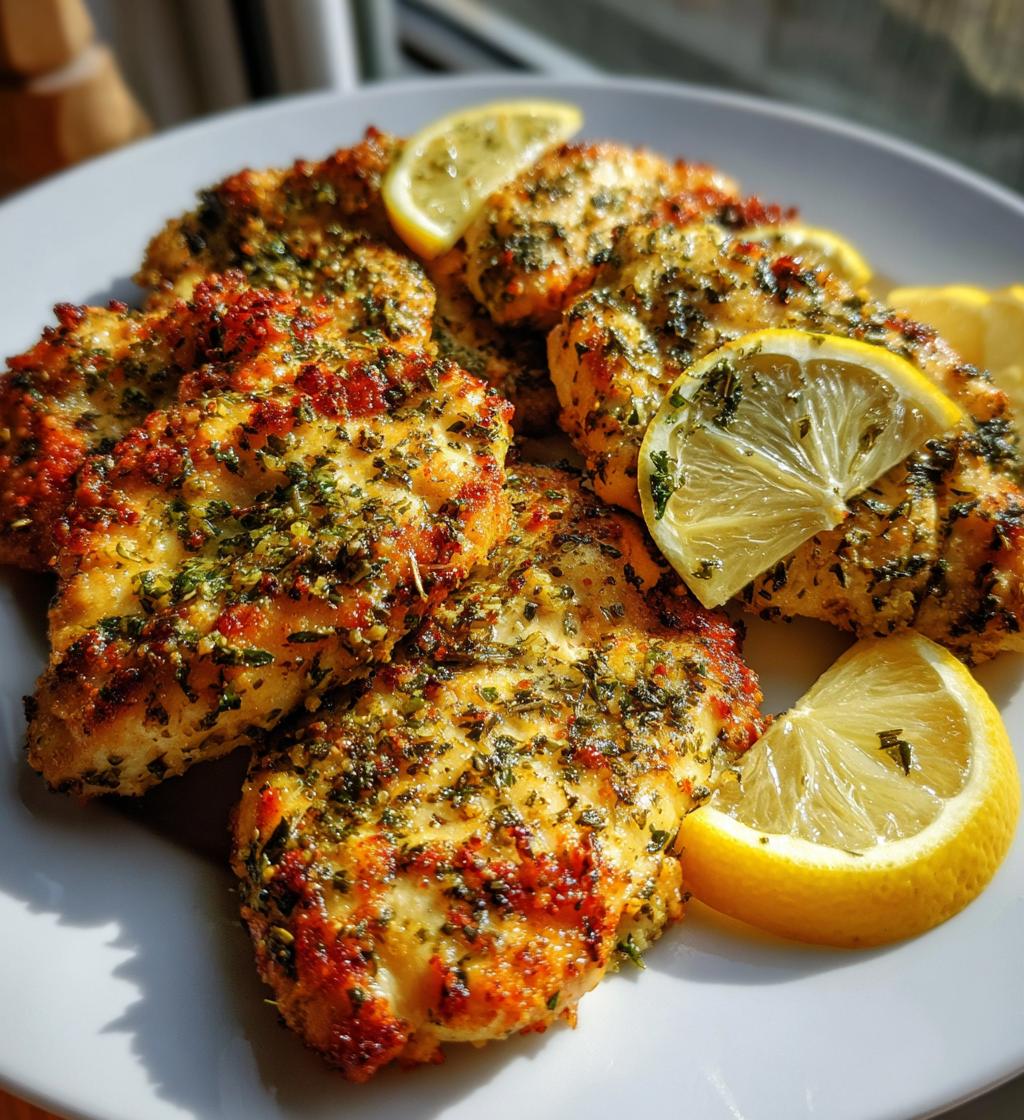 healthy air fryer lemon herb chicken recipe - detail 1