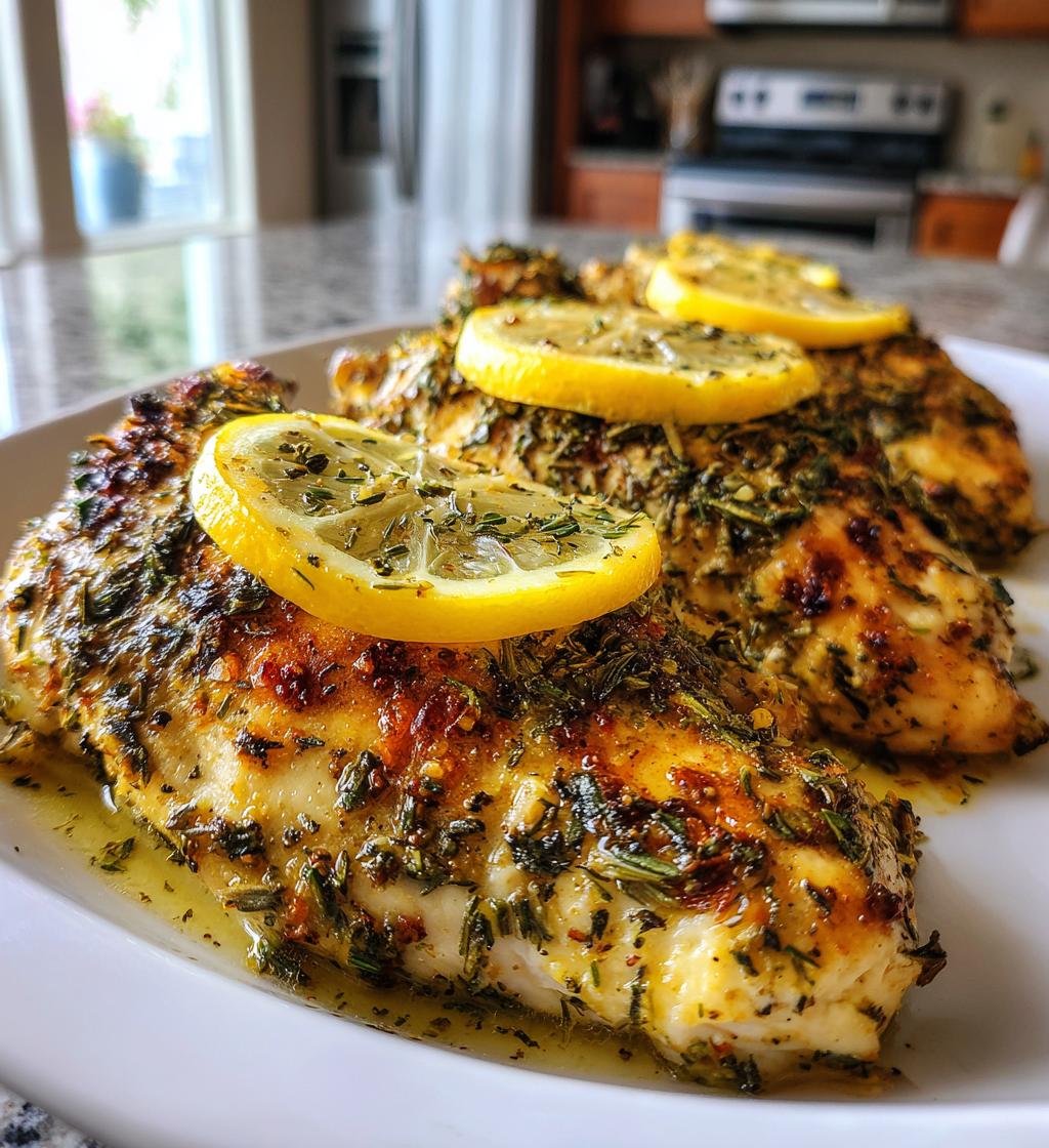 healthy air fryer lemon herb chicken recipe